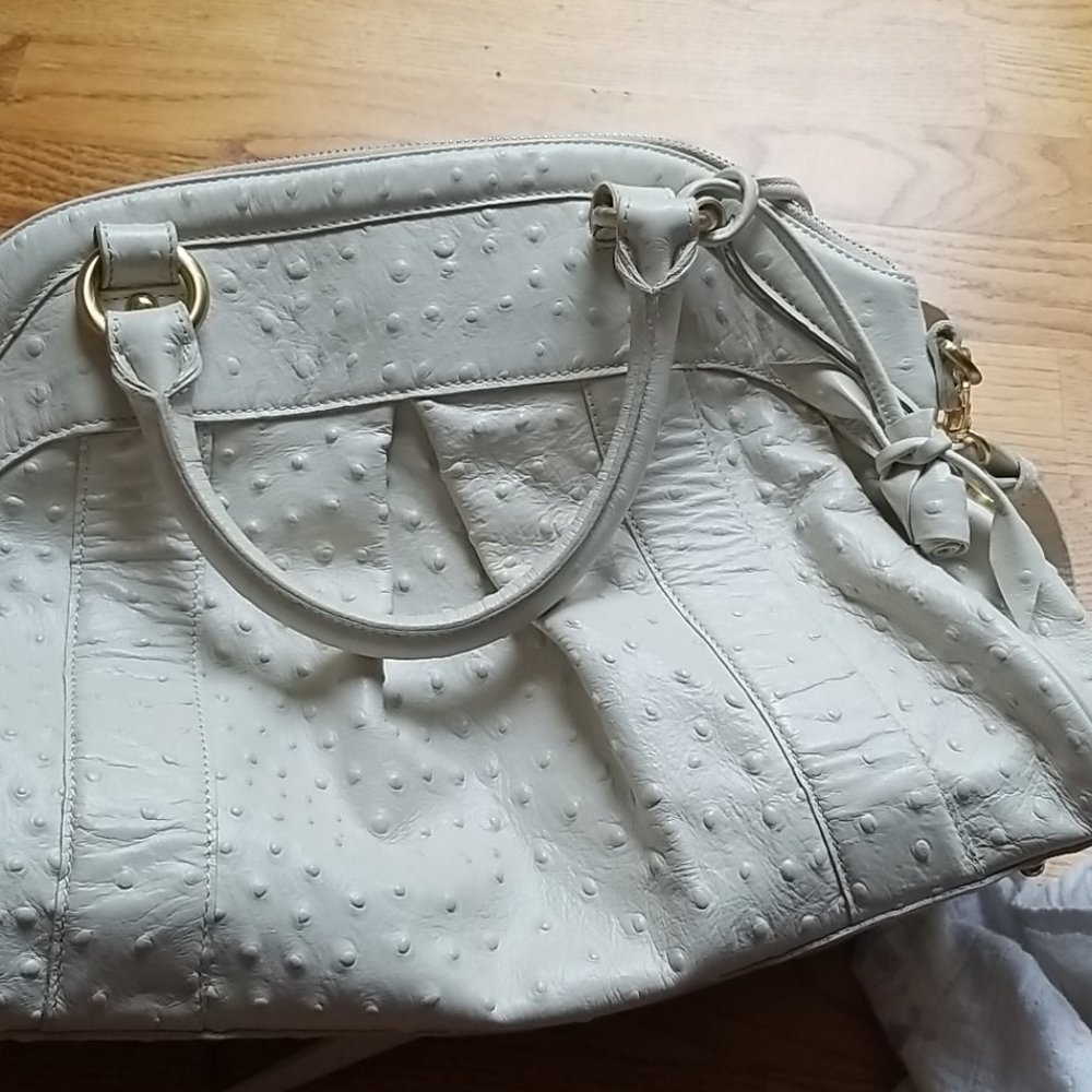 Brahmin Leather Satchel Handbag